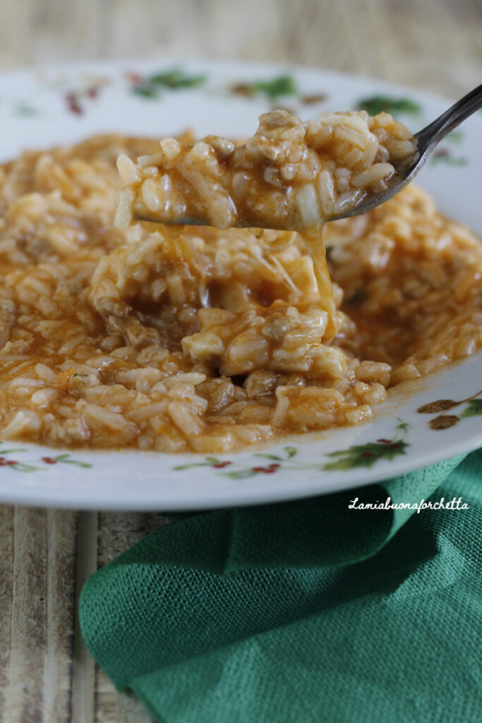 risotto zucca e salsiccia