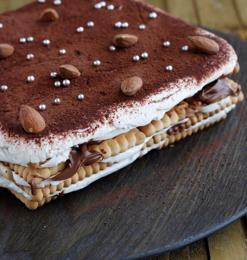 Mattonella tiramisù e nutella