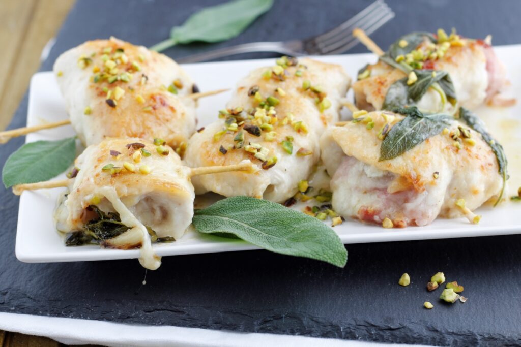 involtini di pollo alla salvia