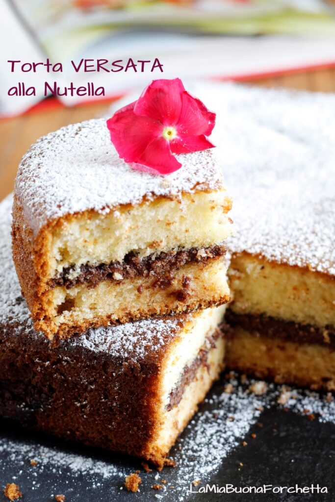 torta versata alla nutella