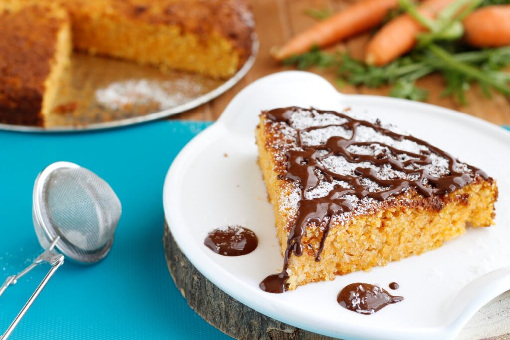 torta di carote mandorle e cocco