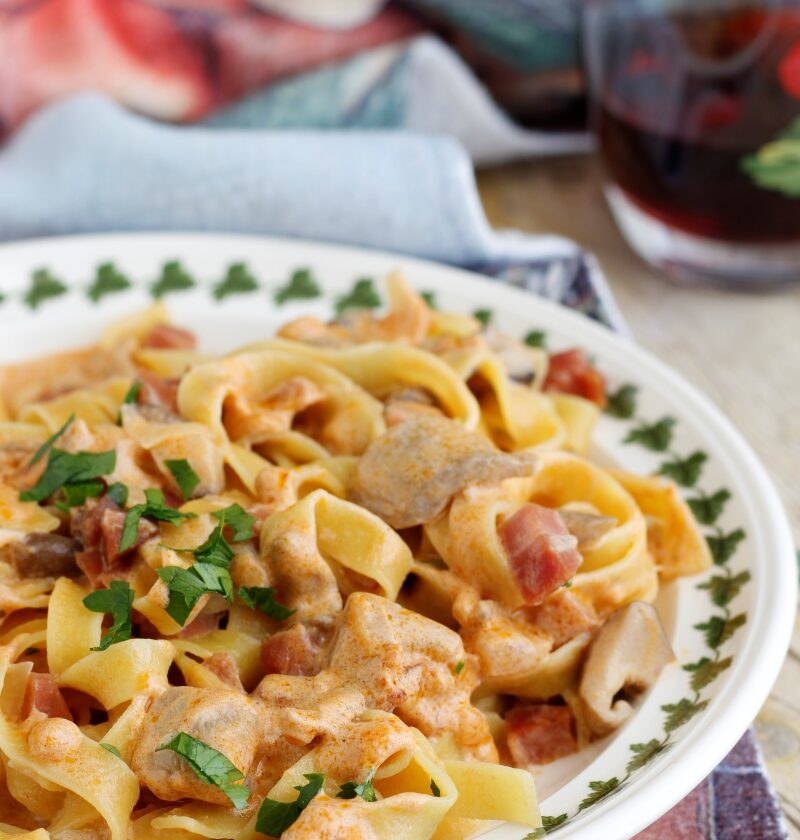 tagliatelle alla boscaiola