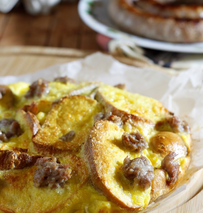 torta di pane e salsiccia