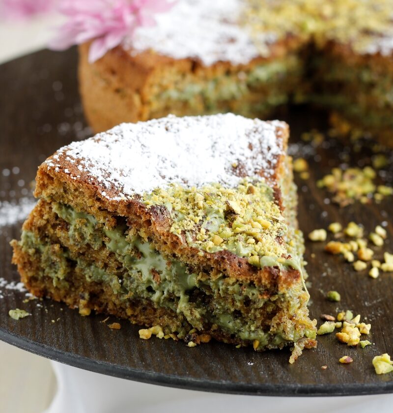 torta al pistacchio senza glutine