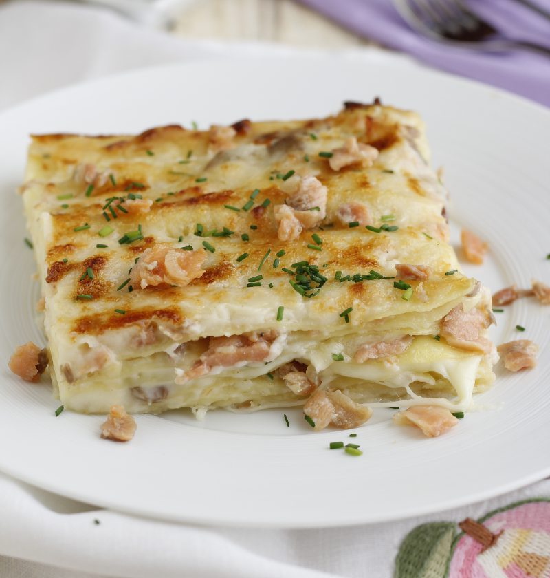 lasagne al salmone