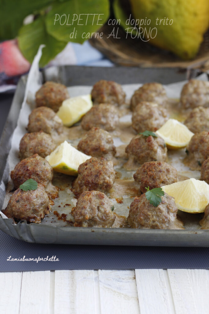 polpette con doppio trito di carne