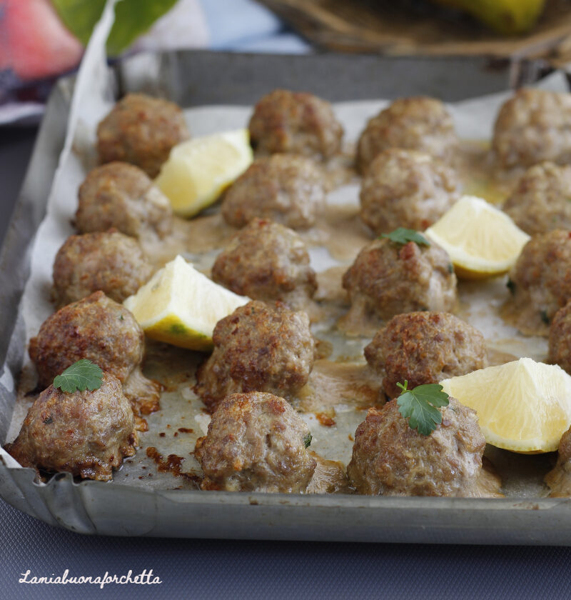 polpette con doppio trito di carne