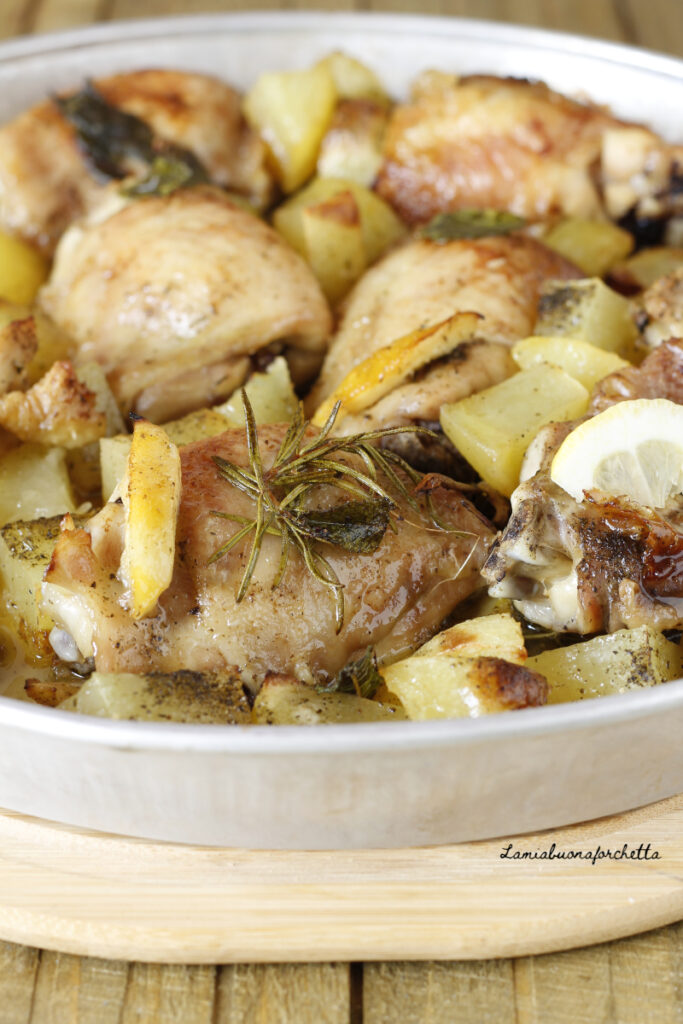 pollo al limone al forno