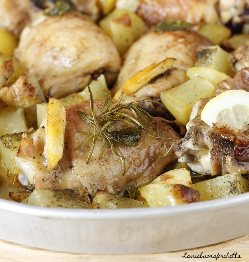 pollo al limone al forno