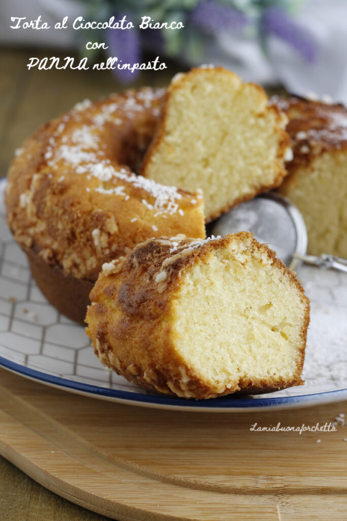 ciambella al cioccolato bianco