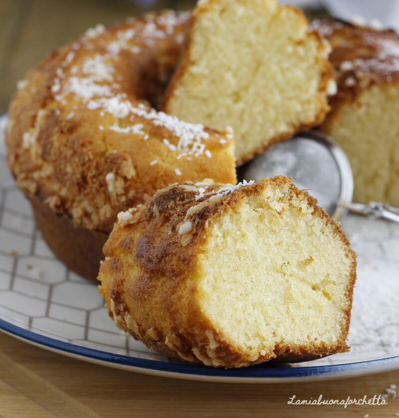 ciambella al cioccolato bianco