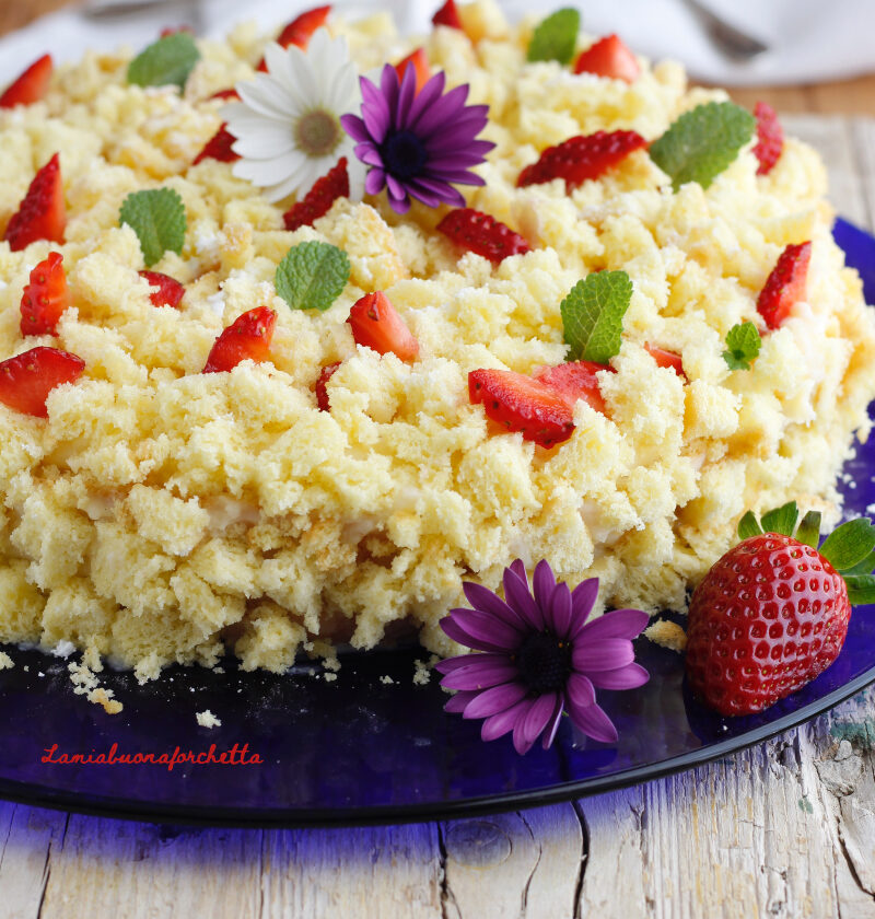 torta mimosa alle fragole