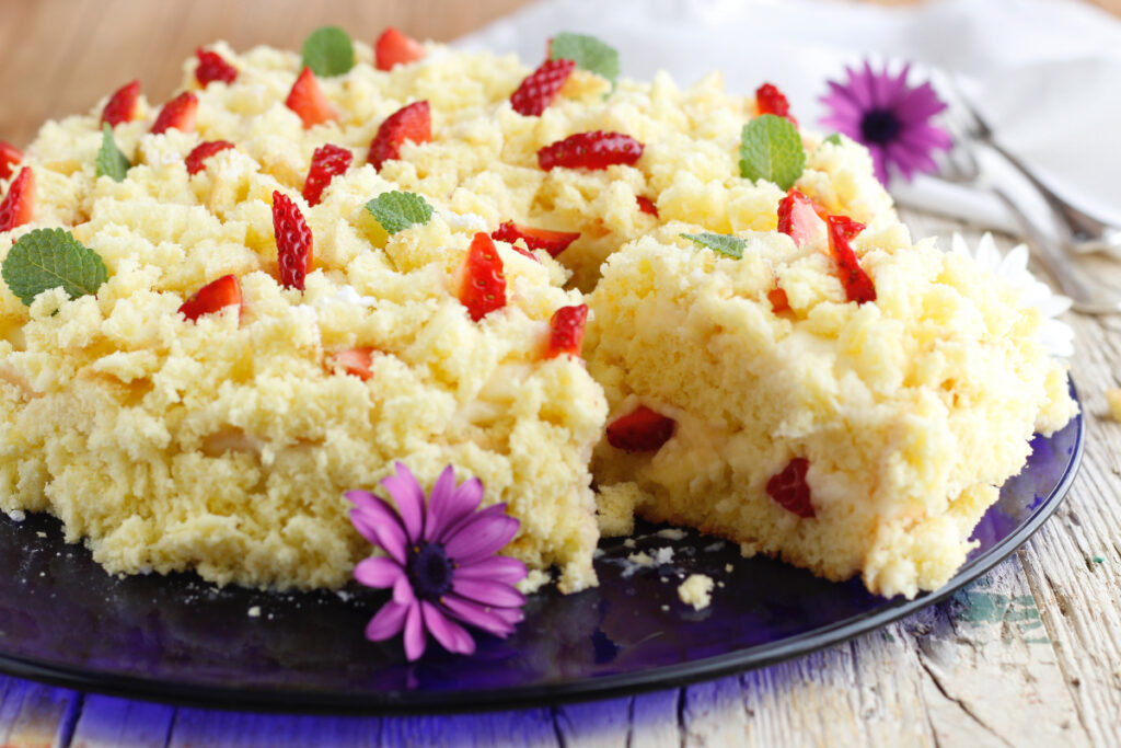 torta mimosa alle fragole