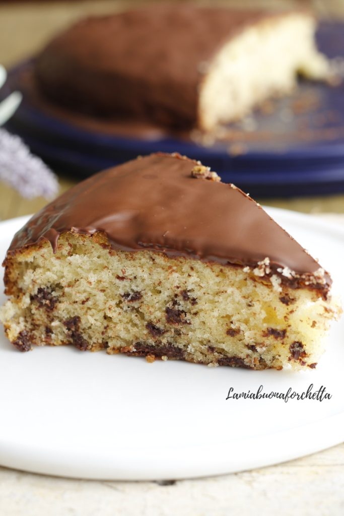 torta al cioccolato con glassa da copertura