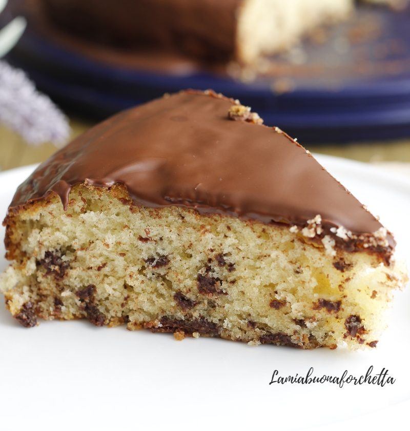 torta al cioccolato con glassa da copertura