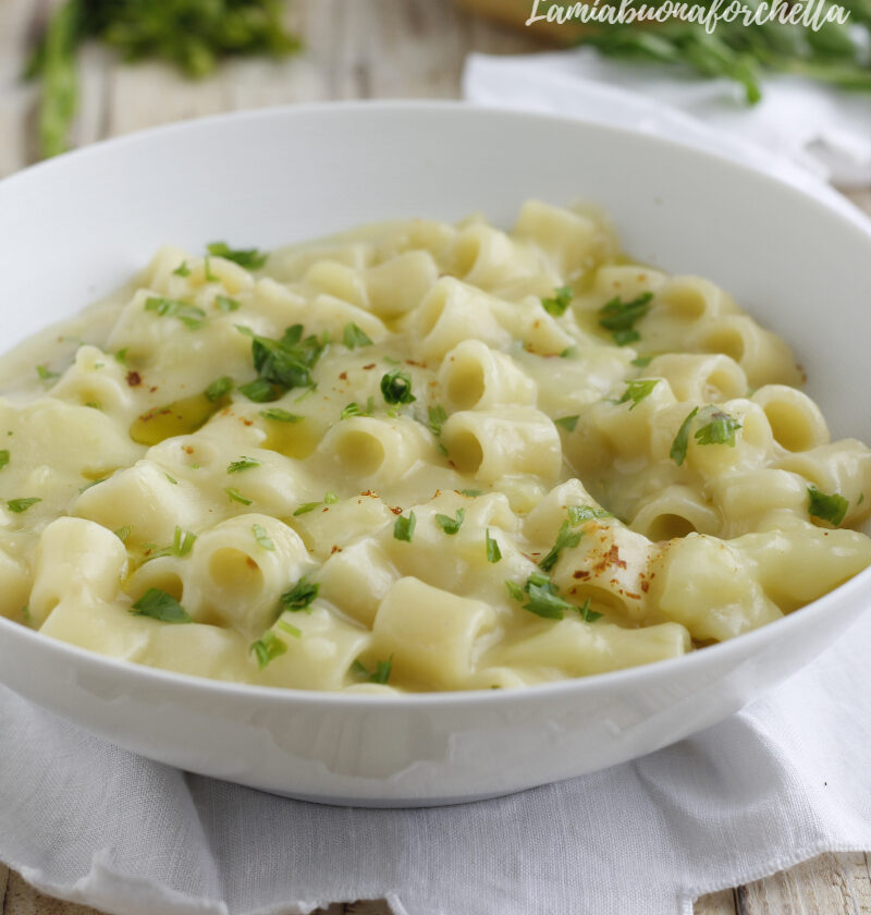 pasta con crema di patate