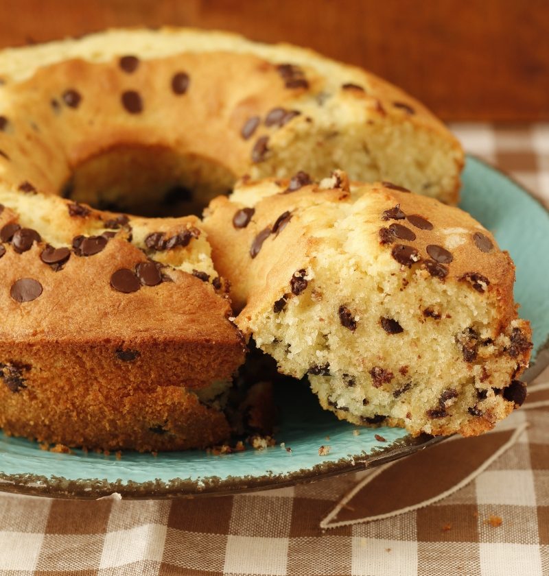 ciambellone con gocce di cioccolato