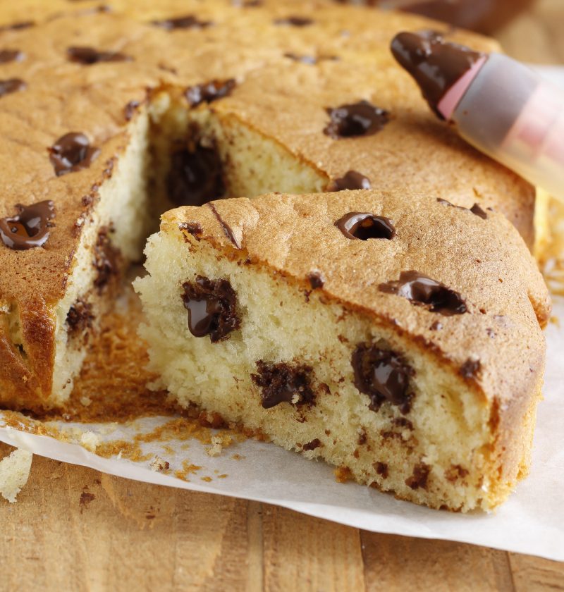 torta bucherellata al cioccolato